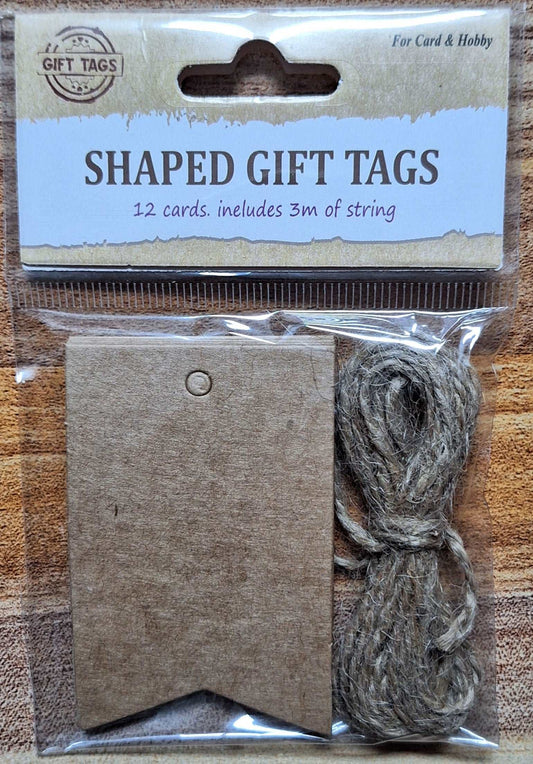 Shaped Gift Tags (Brown)