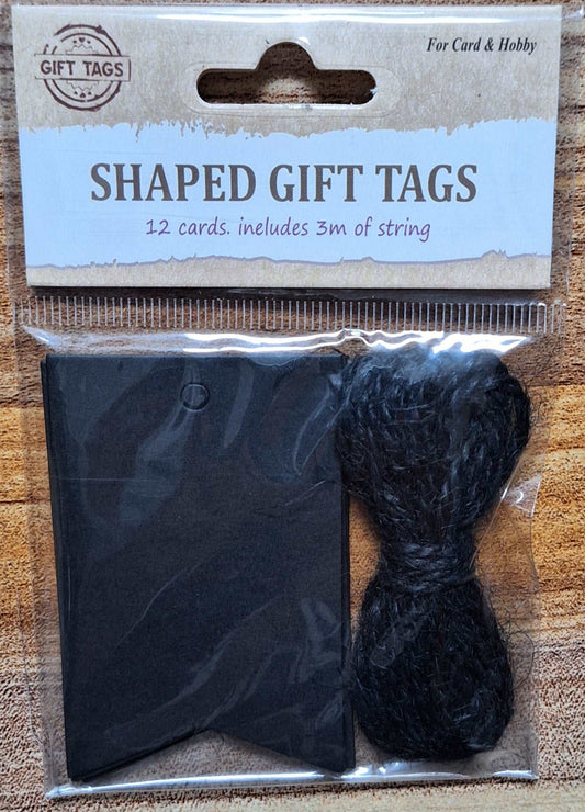 Shaped Gift Tags (Black)