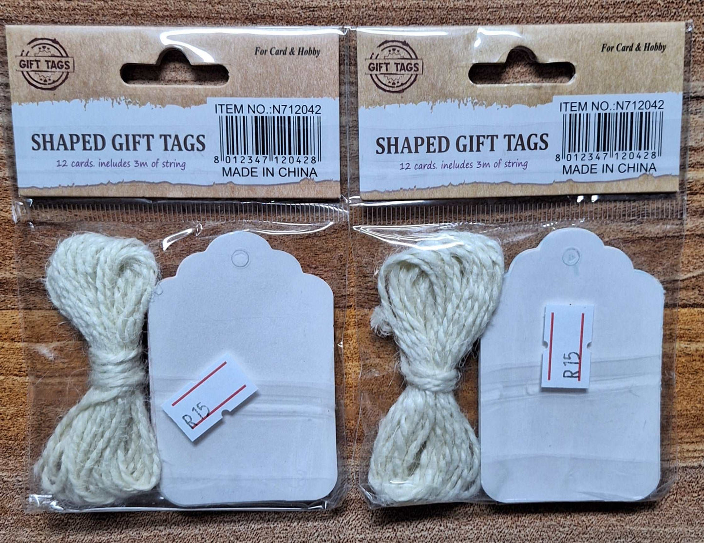 Shaped Gift Tags (White)