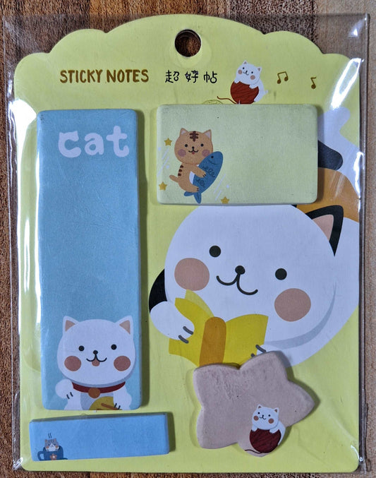 Cat Themed Sticky Notes (107mmx142mm)