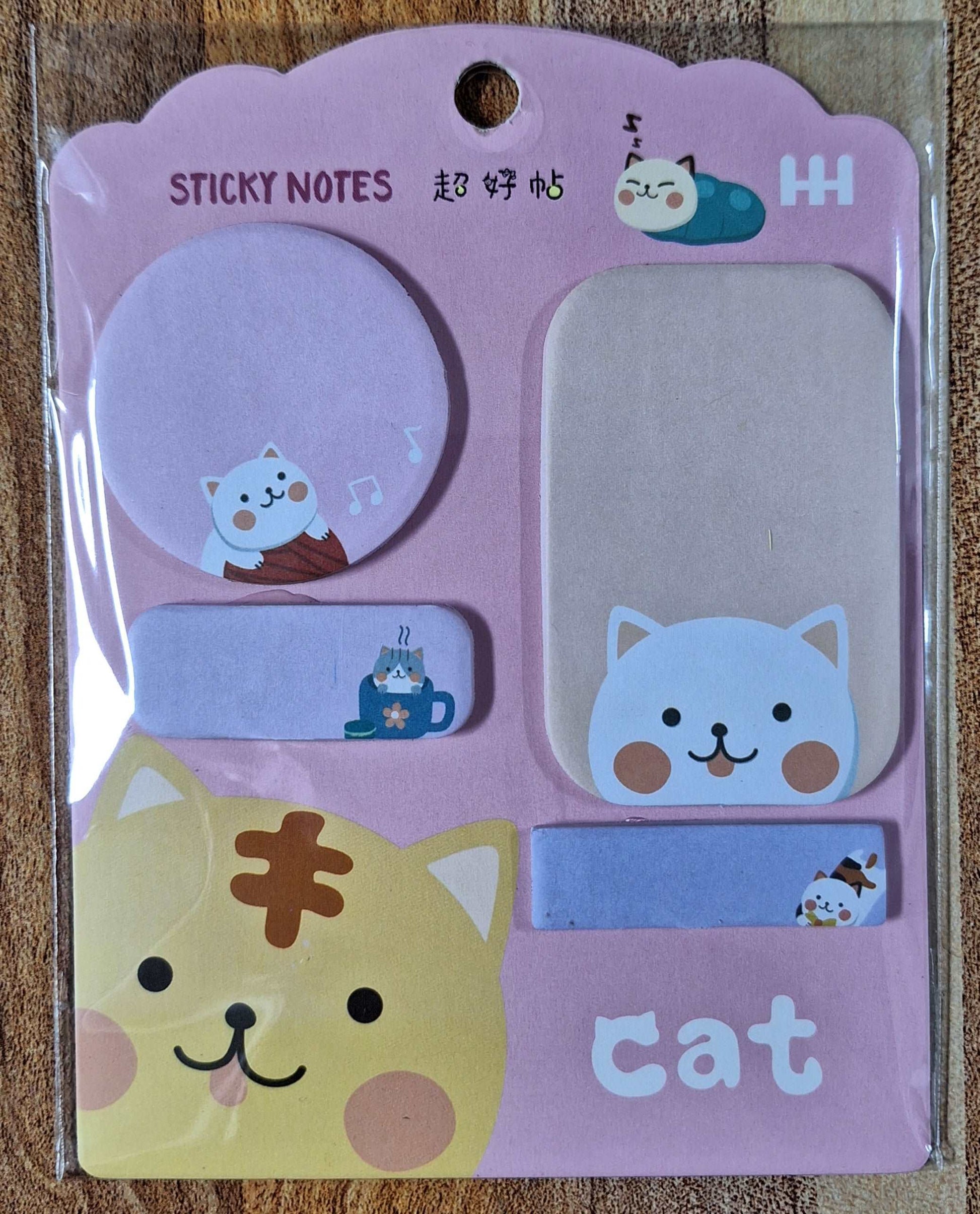 Cat Themed Sticky Note (107mmx142mm)