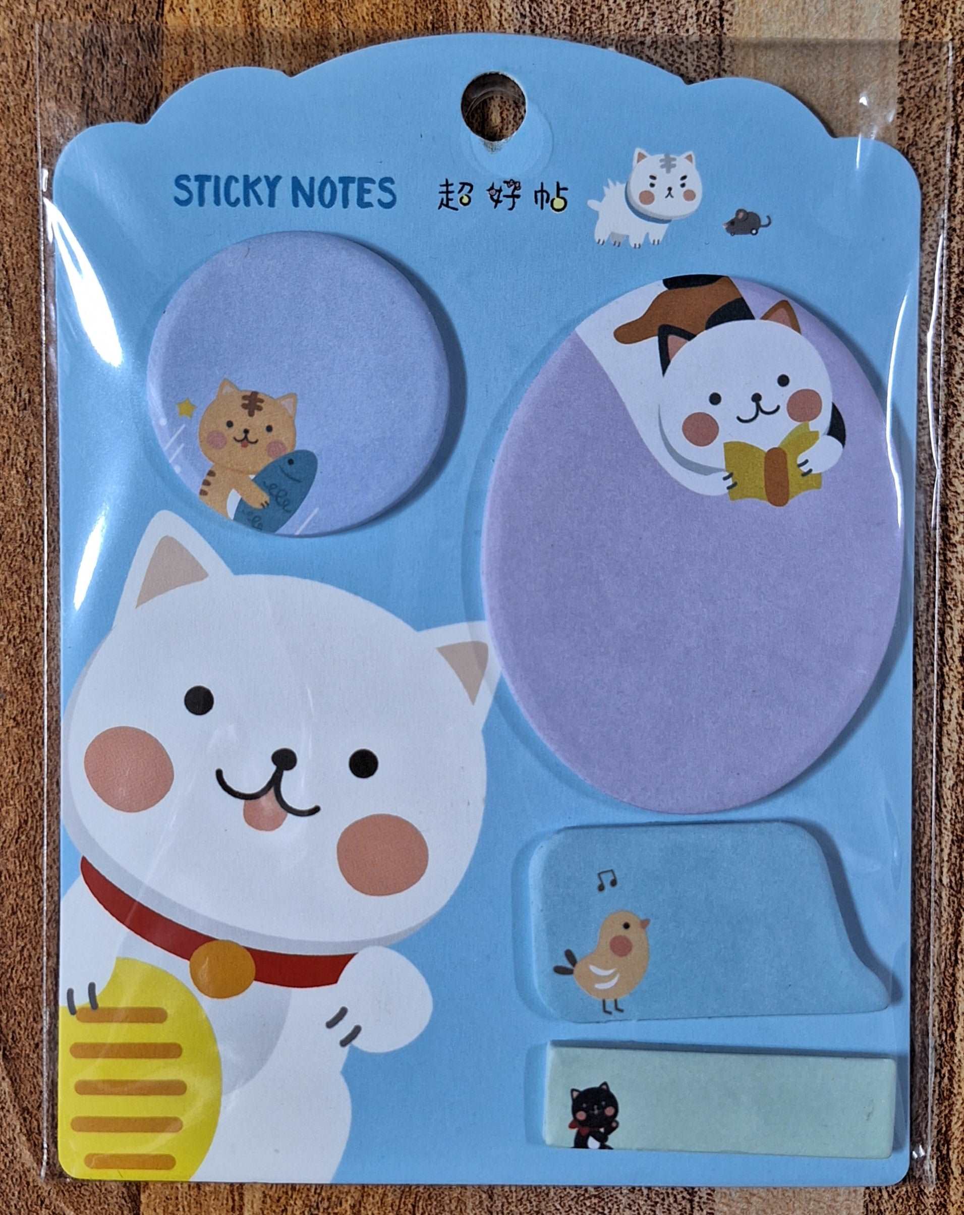 Cat Themed Sticky Notes (107mmx142mm)