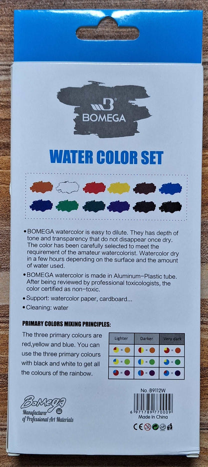 12 Piece Water Colour Set