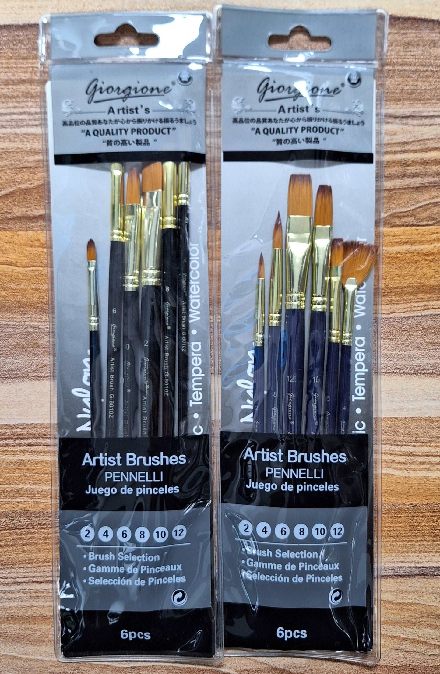 6pc Art Brushes