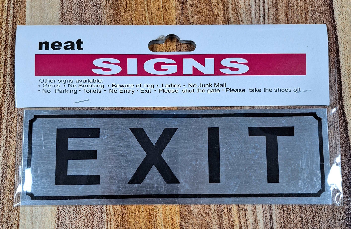 Exit Metal Sign