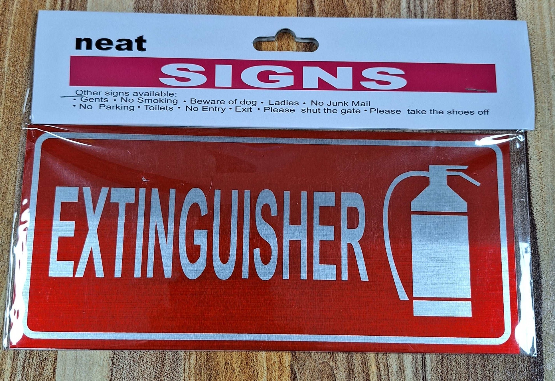 Extinguisher Metal Sign