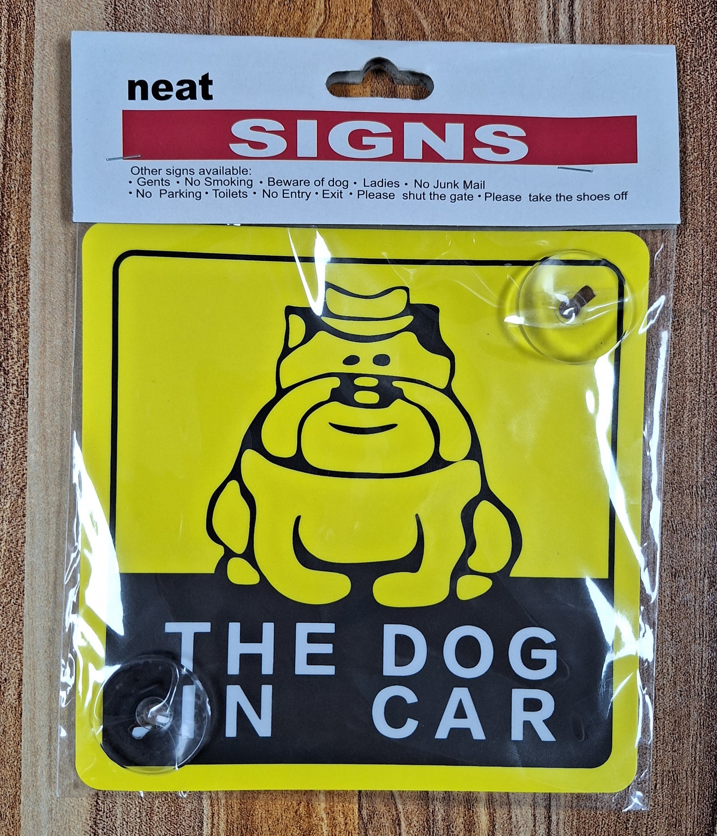 Window Sticker "The Dog In Car"