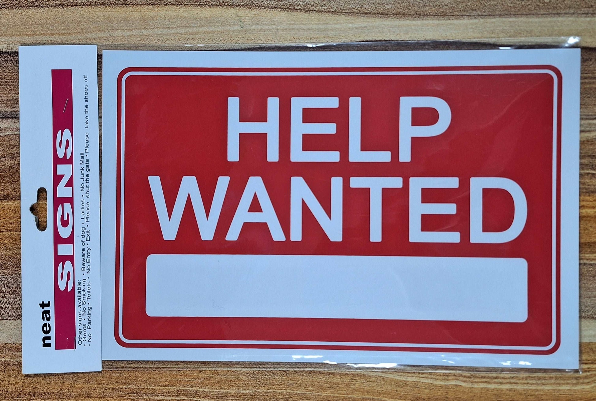 Help Wanted Sign