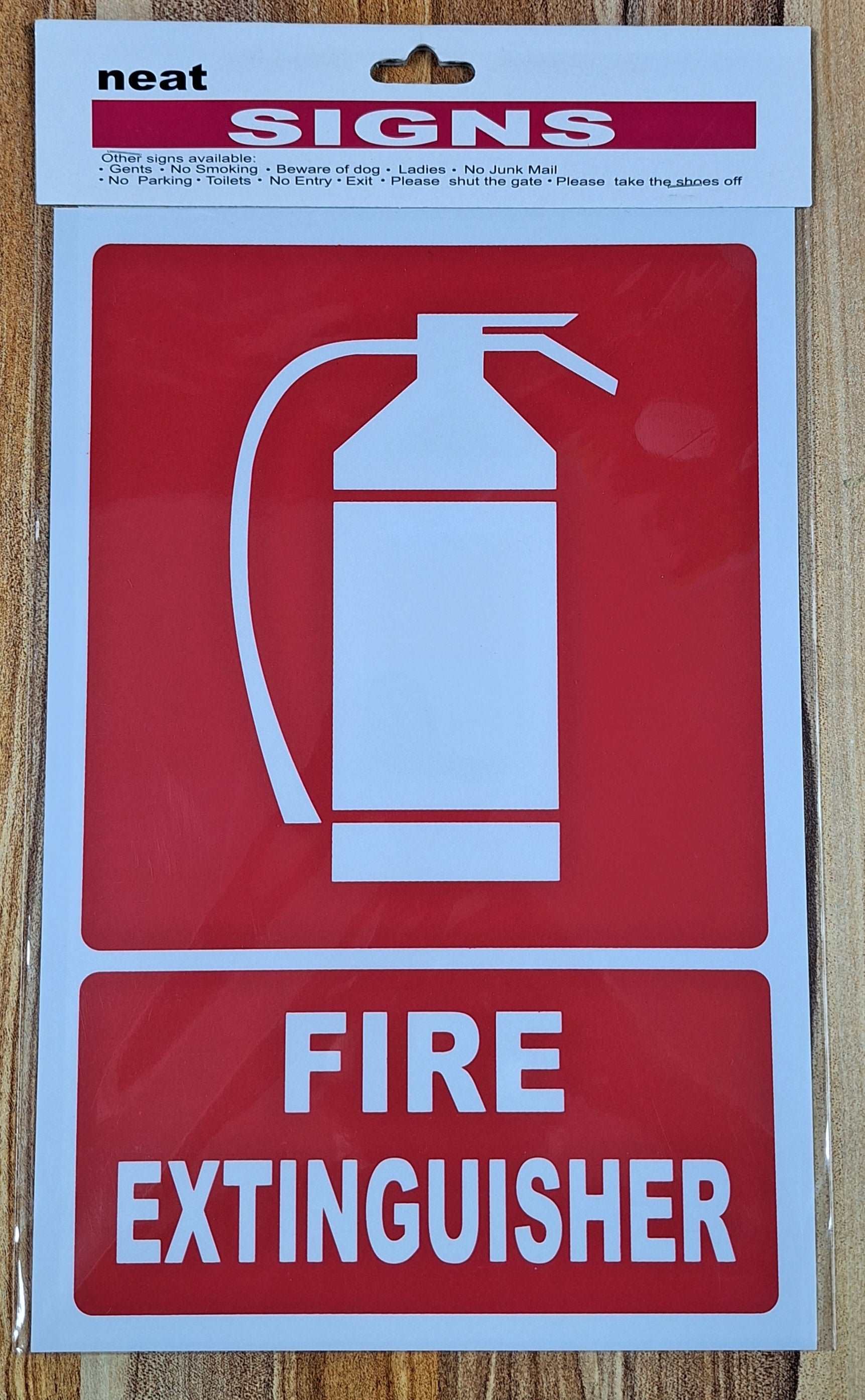 Fire Extinguisher Sign