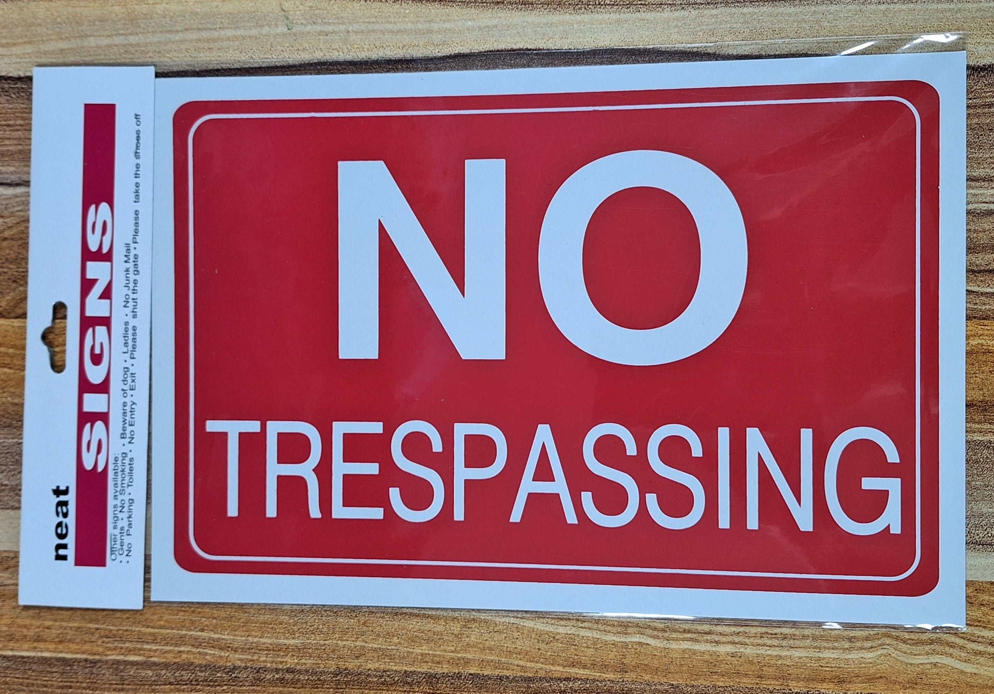 No Trespassing Sign