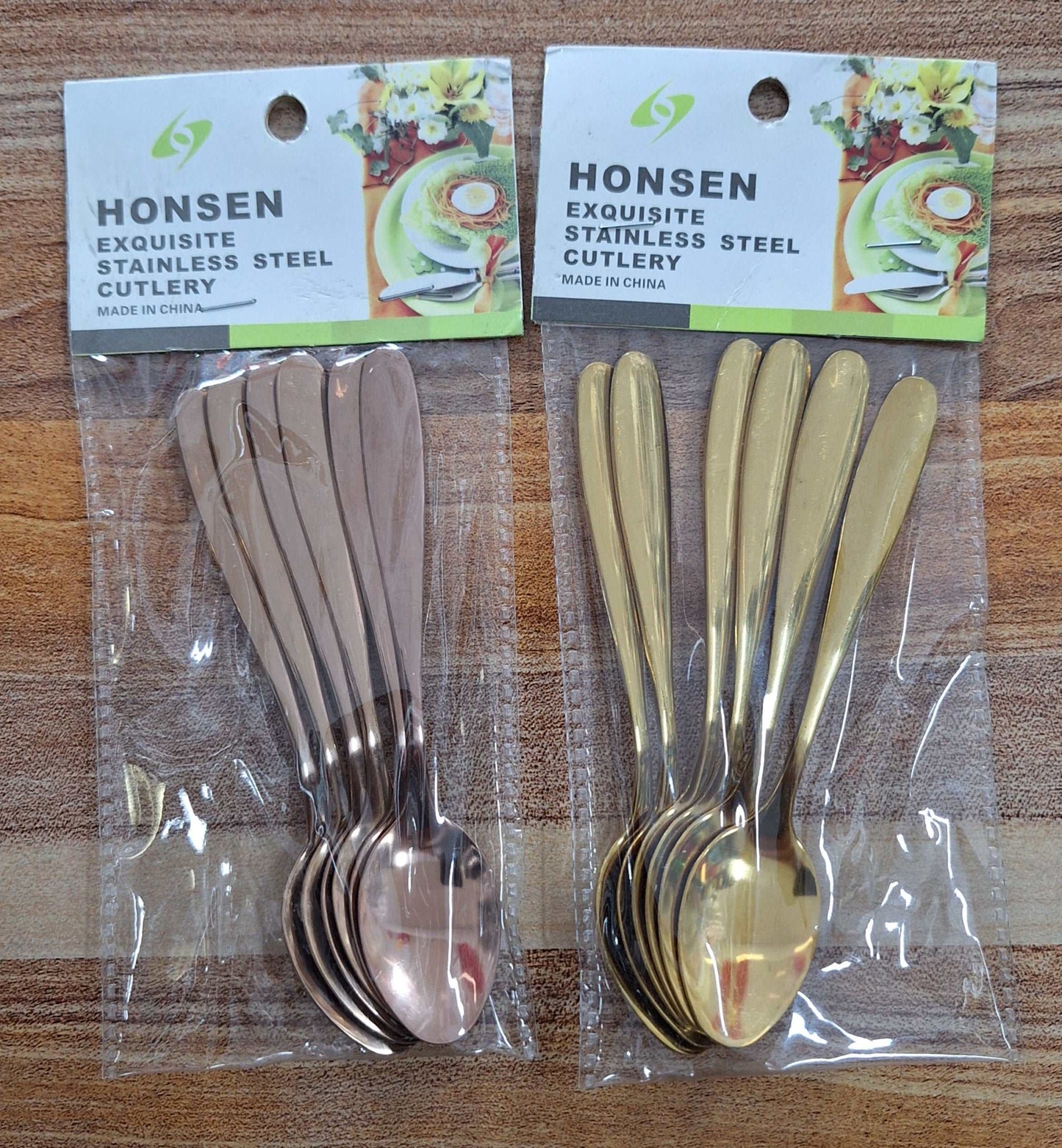 Honsen Mini 6 Piece Stainless Steel Coffee/Tea Spoons