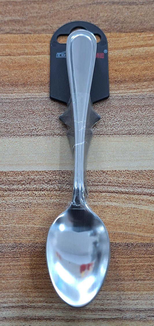 Silver Stainless Steel Tea Spoons - 6 Piece