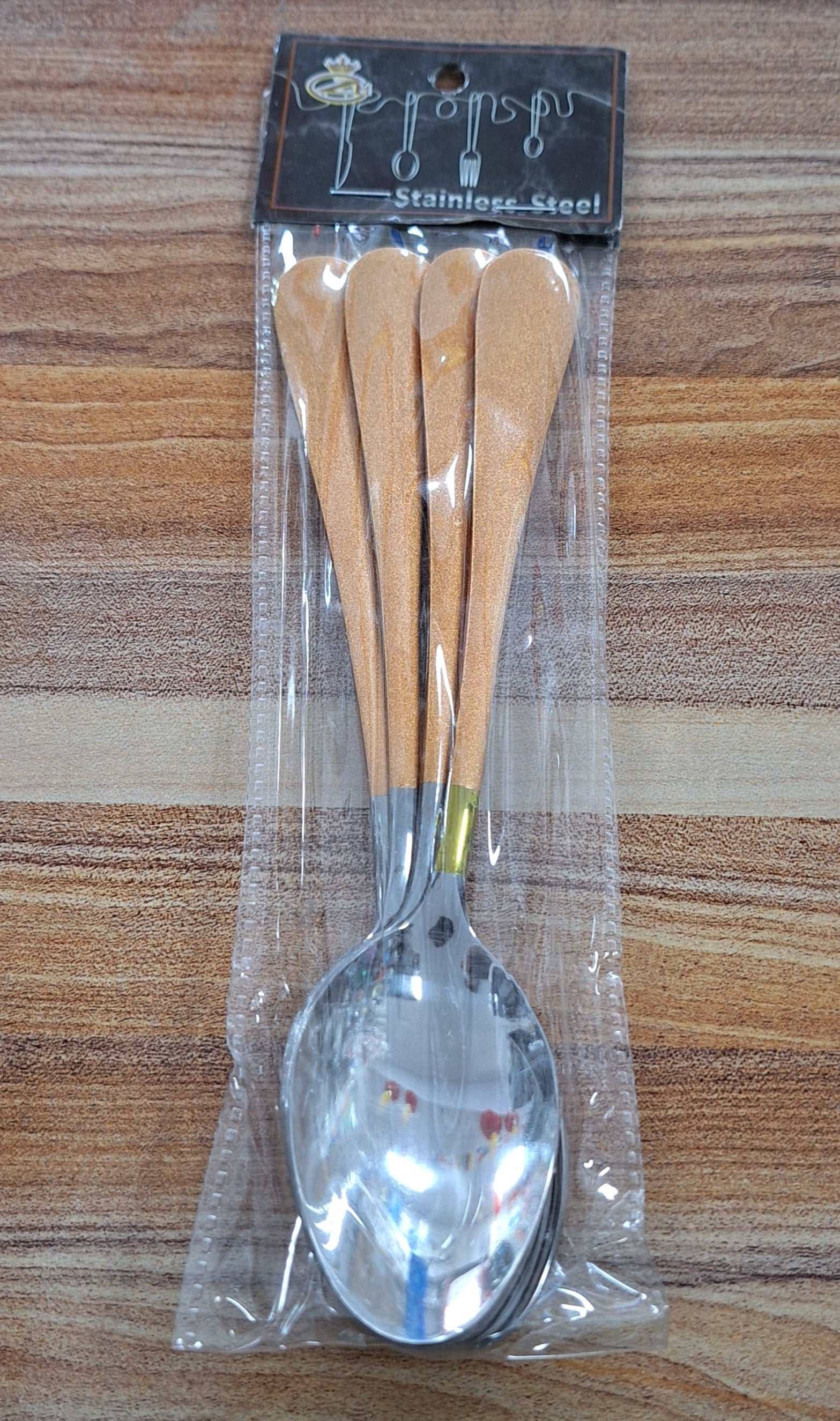 Gold and Sliver Stainless Steel Table Spoons