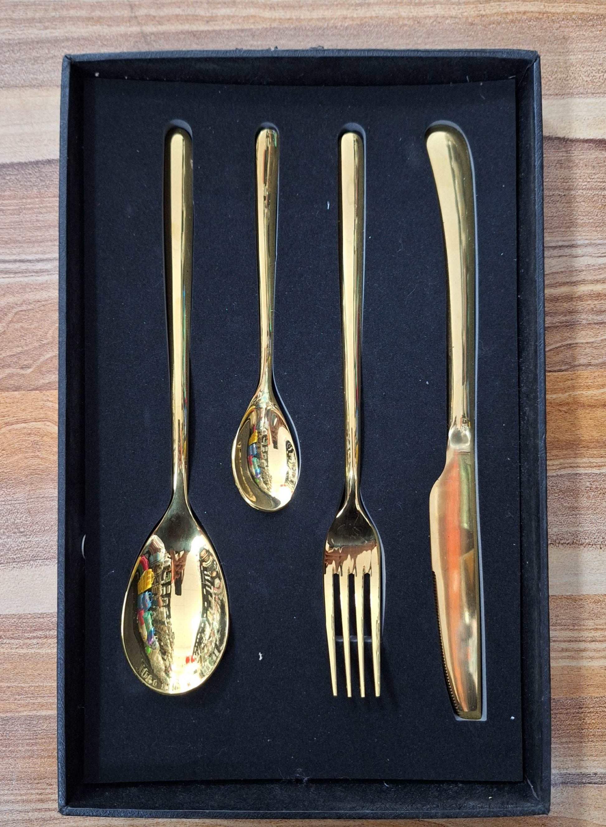 Proud 18/10 Gold Stainless Steel Utensil Set