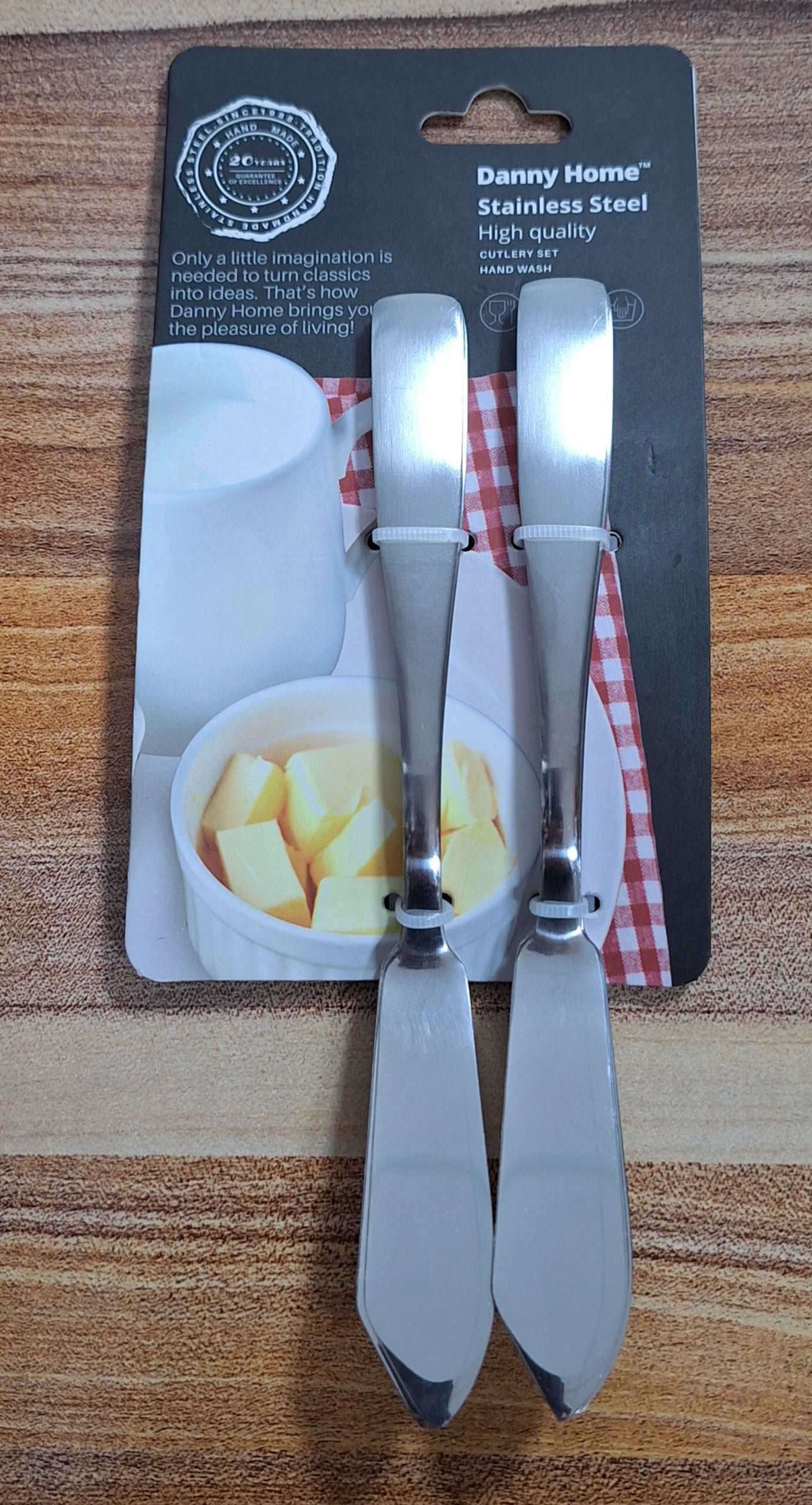 Danny Home Stainless Steel Butter Knives - 2 Pieces