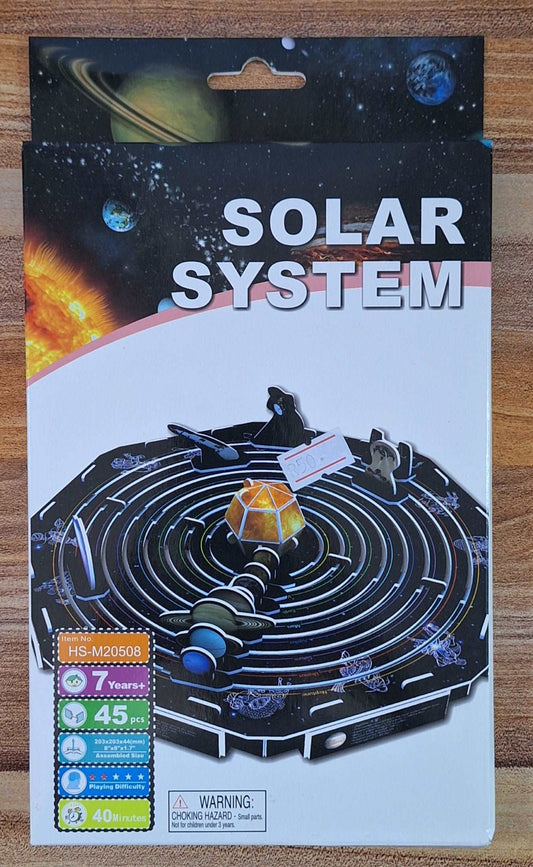 3D Solar System Puzzle