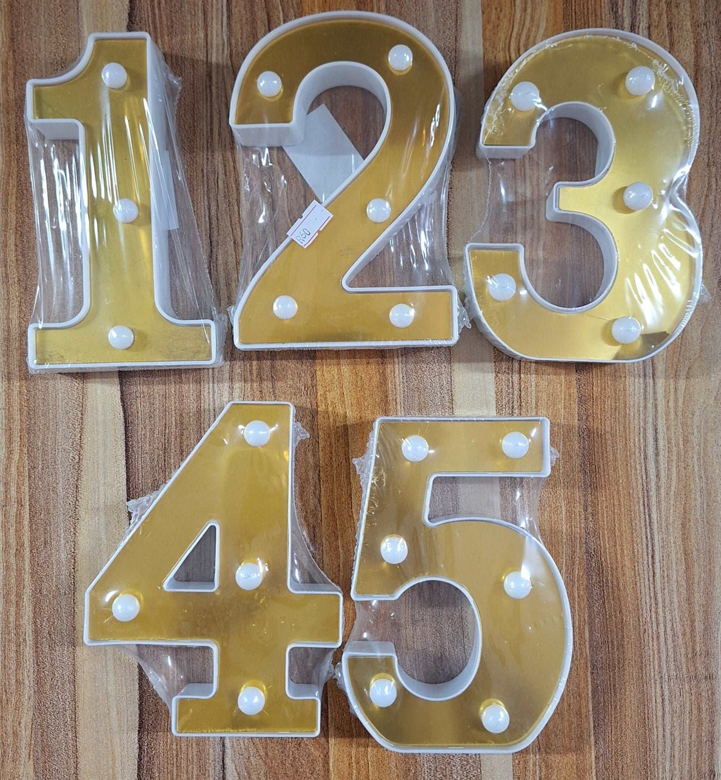 Decorative Numbers That Light up