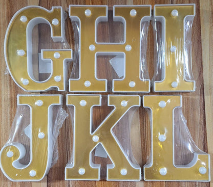 Decorative Letters That Light Up