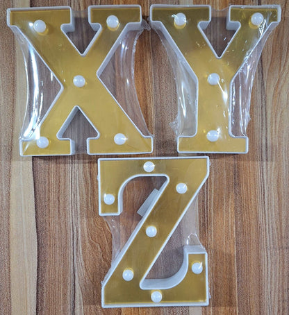 Decorative Letters That Light Up