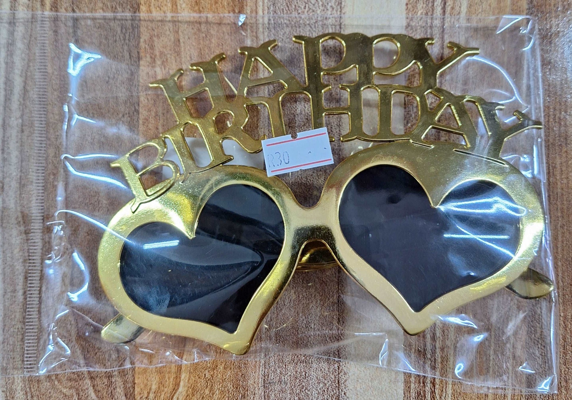 Heart Shaped Happy Birthday Glasses