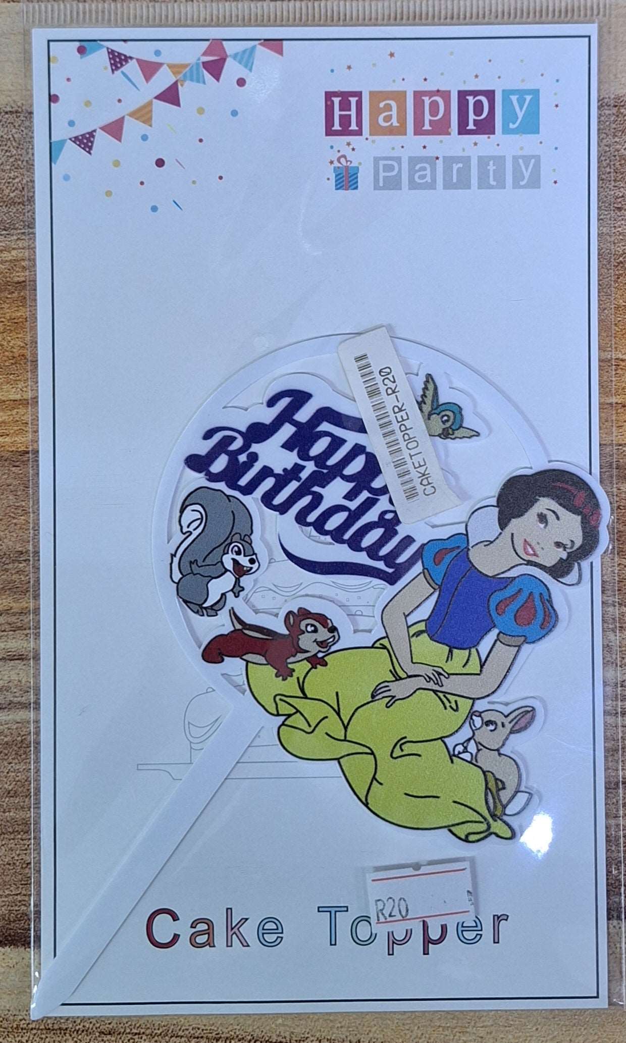 Happy Birthday, Cake Topper (Snow White)