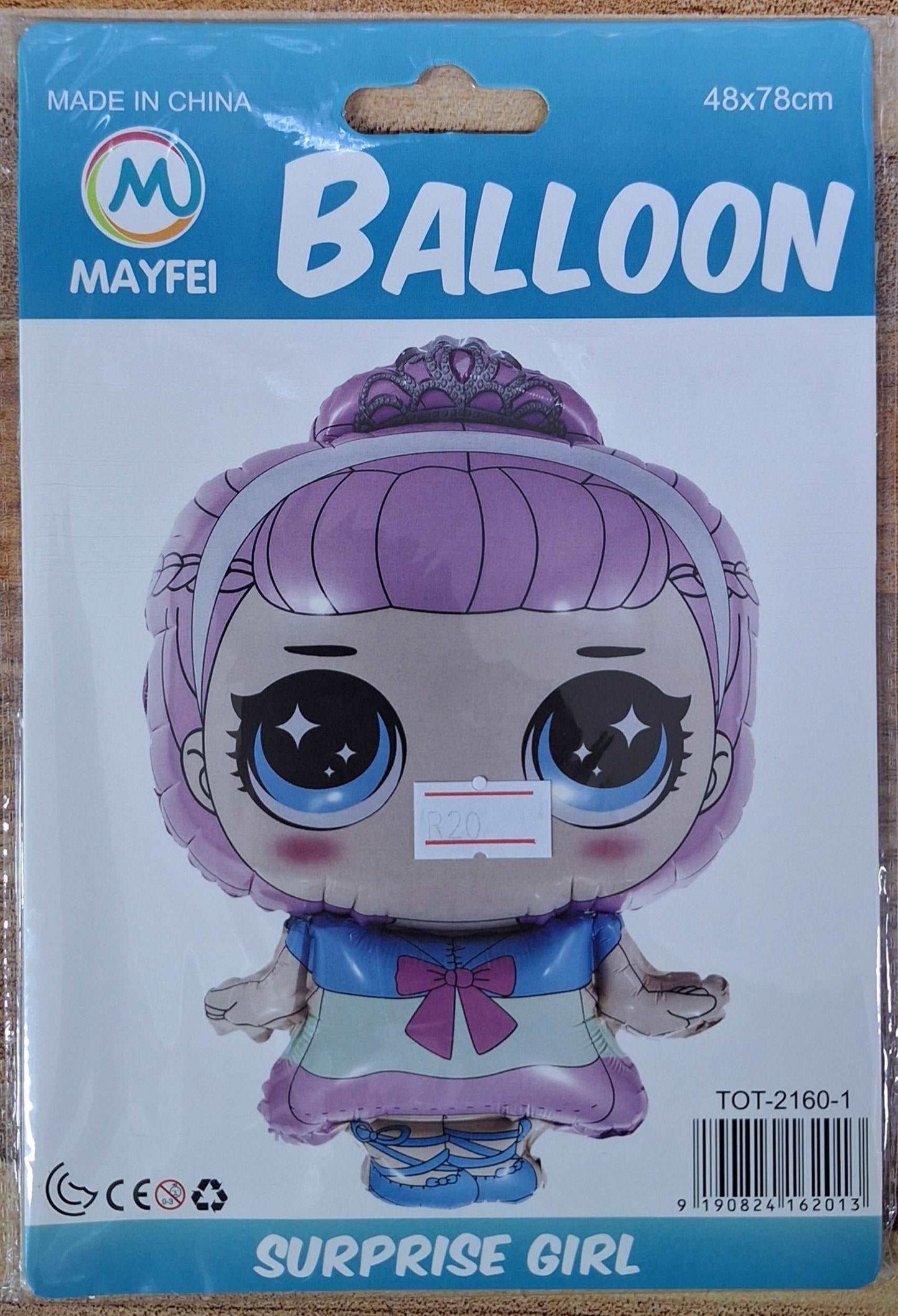 Surprise Girl Balloon