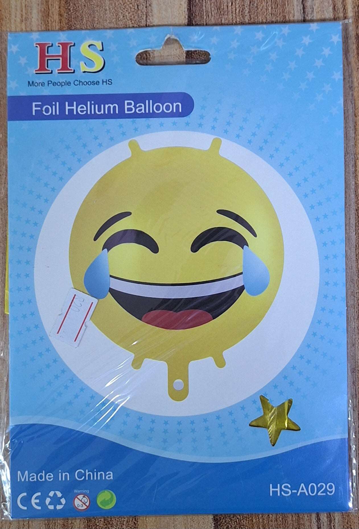 Laughing Emoji Helium Balloon