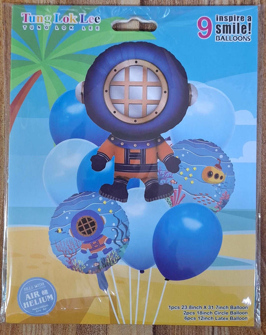 Sea Themed Balloons - 8 Pieces