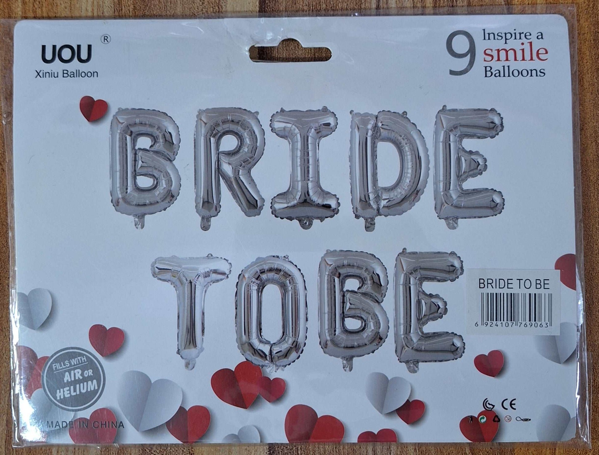 Bride to Be Foil Balloons