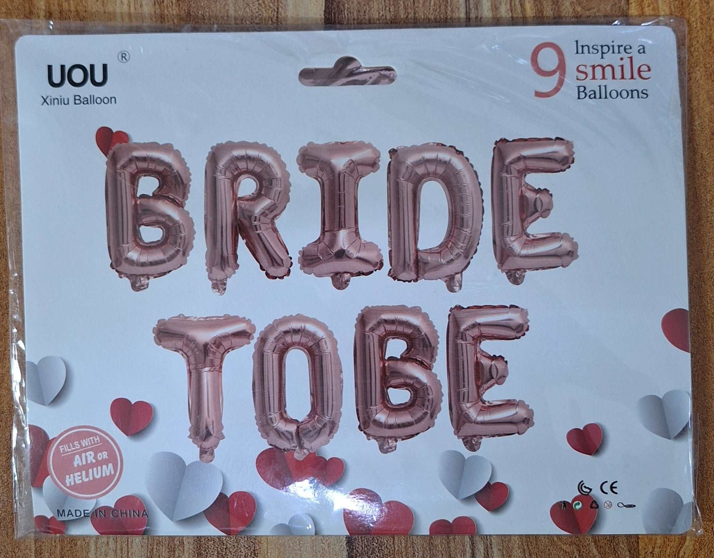 Bride To Be Foil Balloons