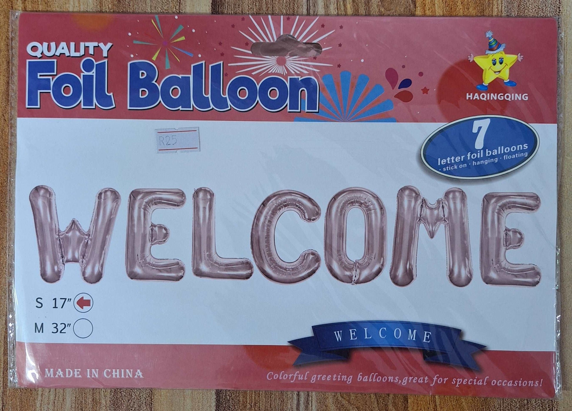 Welcome Foil Balloons