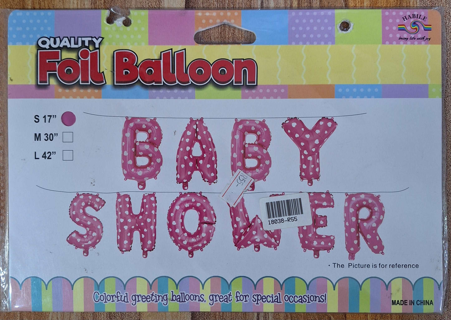 Baby Shower Foil Balloons