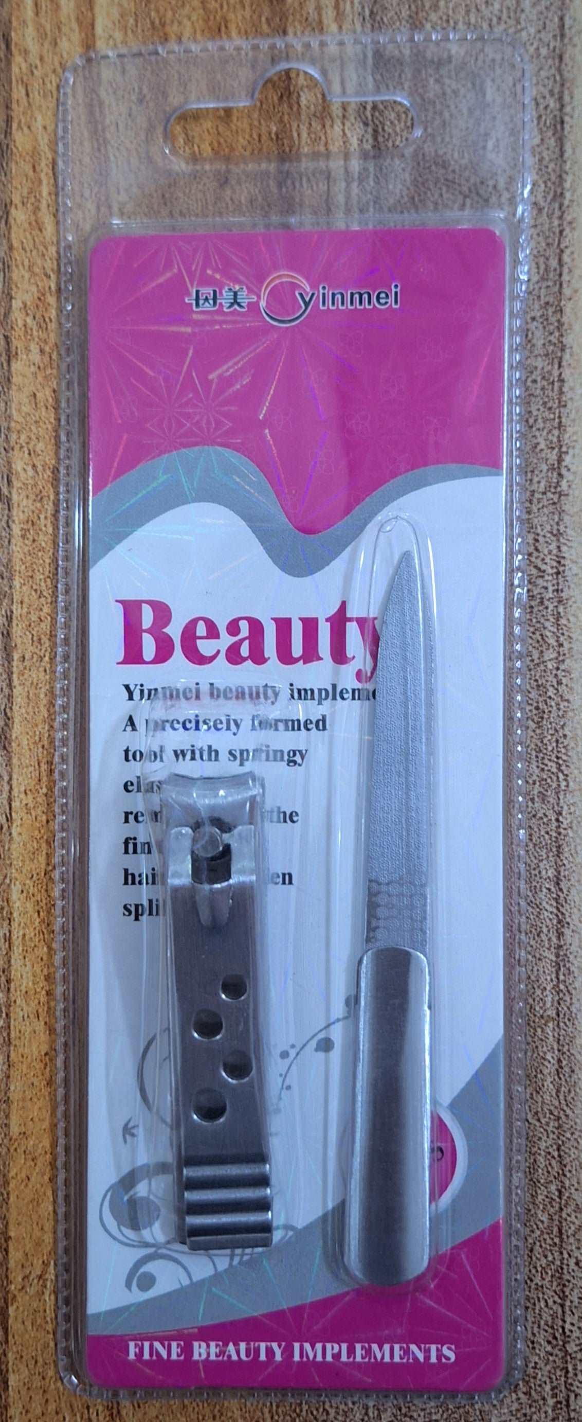 2 Piece Nail Clipper Set ( Nail Clipper + Laser File)