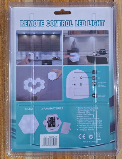 Remote Control 6" RGB LED Light