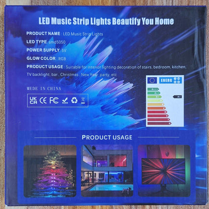 5m RGB LED Strip With MUSIC MODE