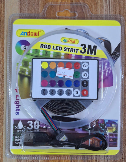 Andowl 3m RGB LED Strip