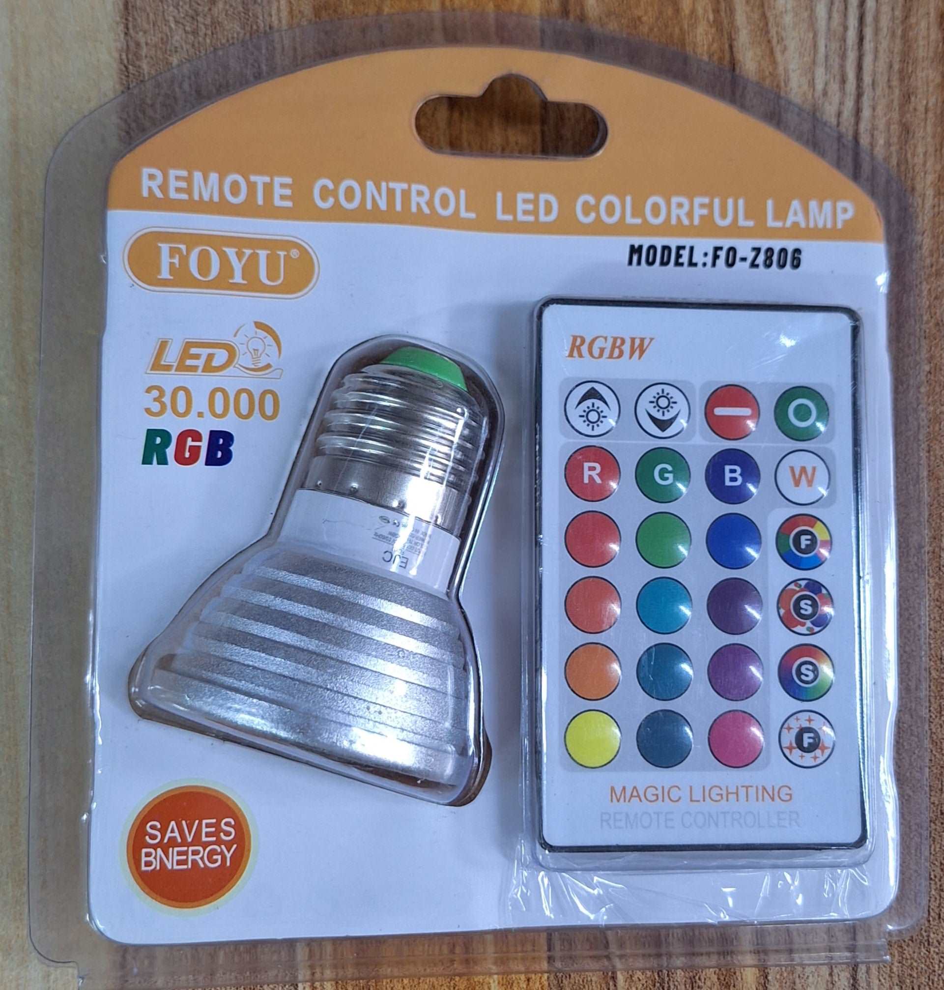 FOYU LED RGB E27 (Screw in) Globe