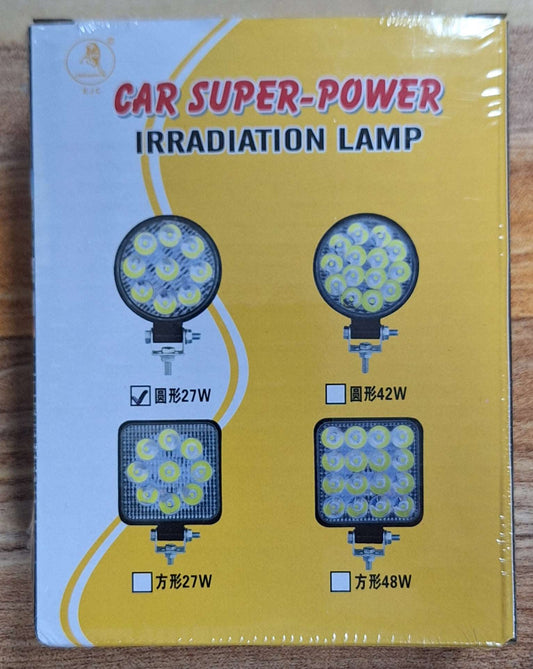 27w LED Working Light For Vehicles