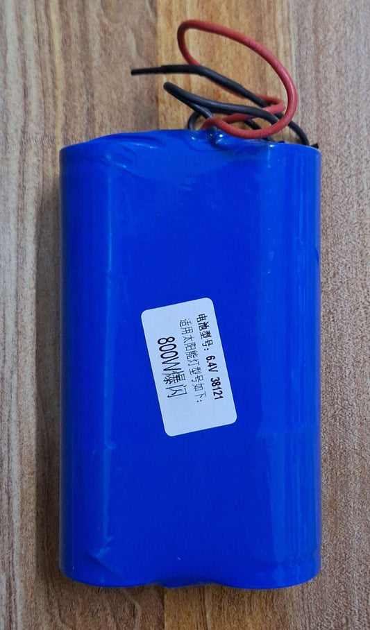 6.4V 38121 Replacement Battery For Solar Lights - 800W