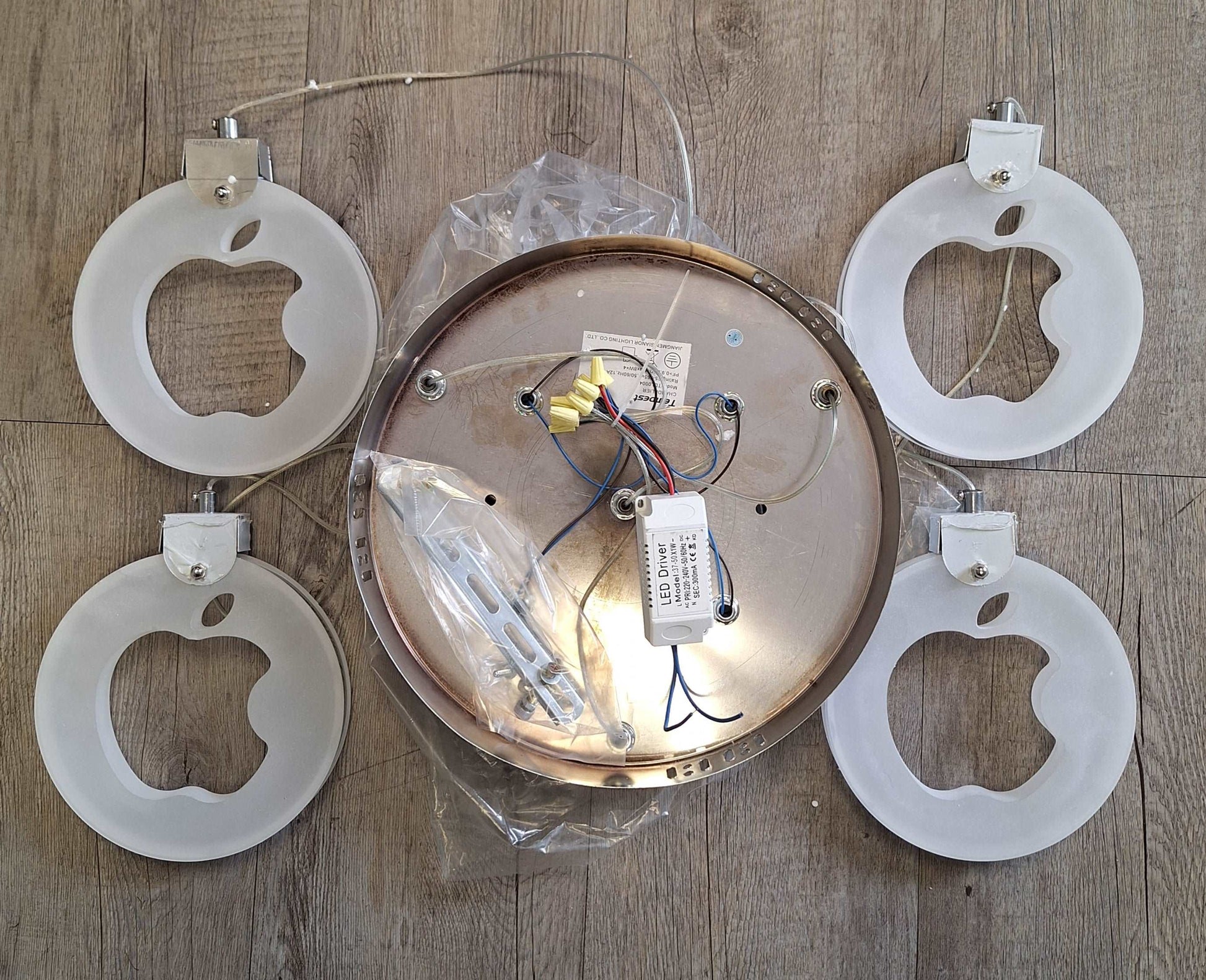 Apple Themed Chandelier - 4 Hanging