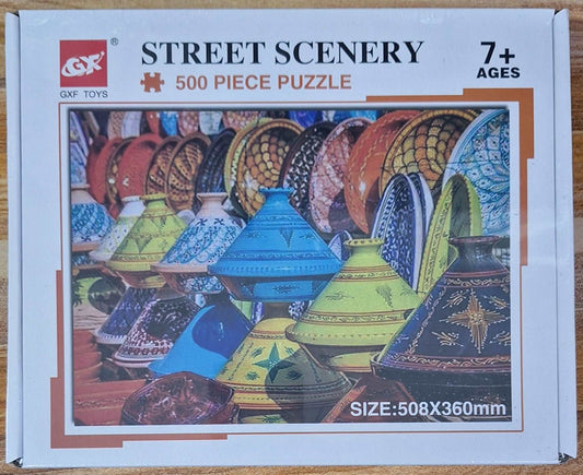 500 Piece Puzzle Street Scenery