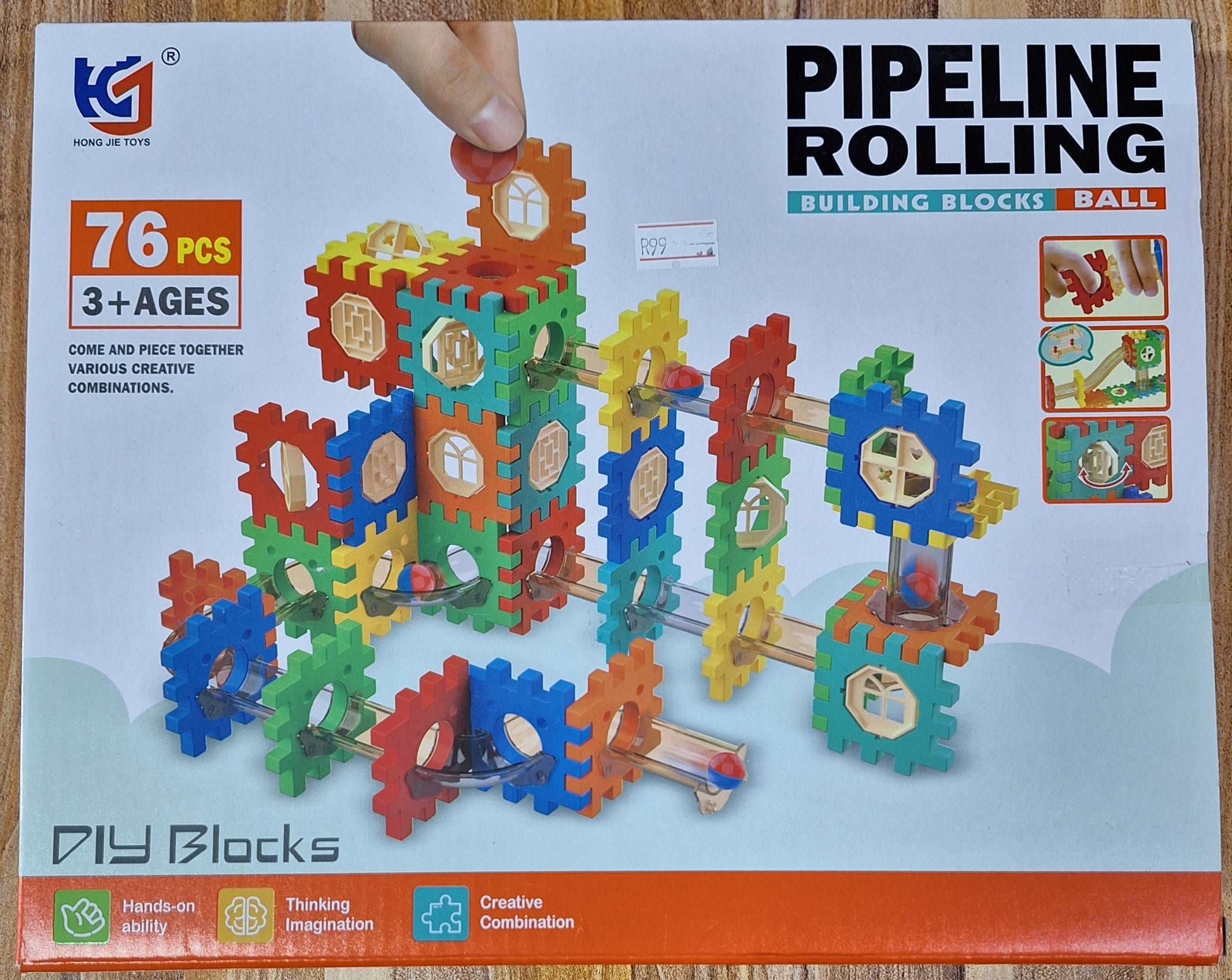 Diy Pipeline Rolling Blocks For Kids