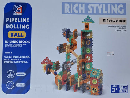 Diy Pipeline Rolling Ball Building Blocks