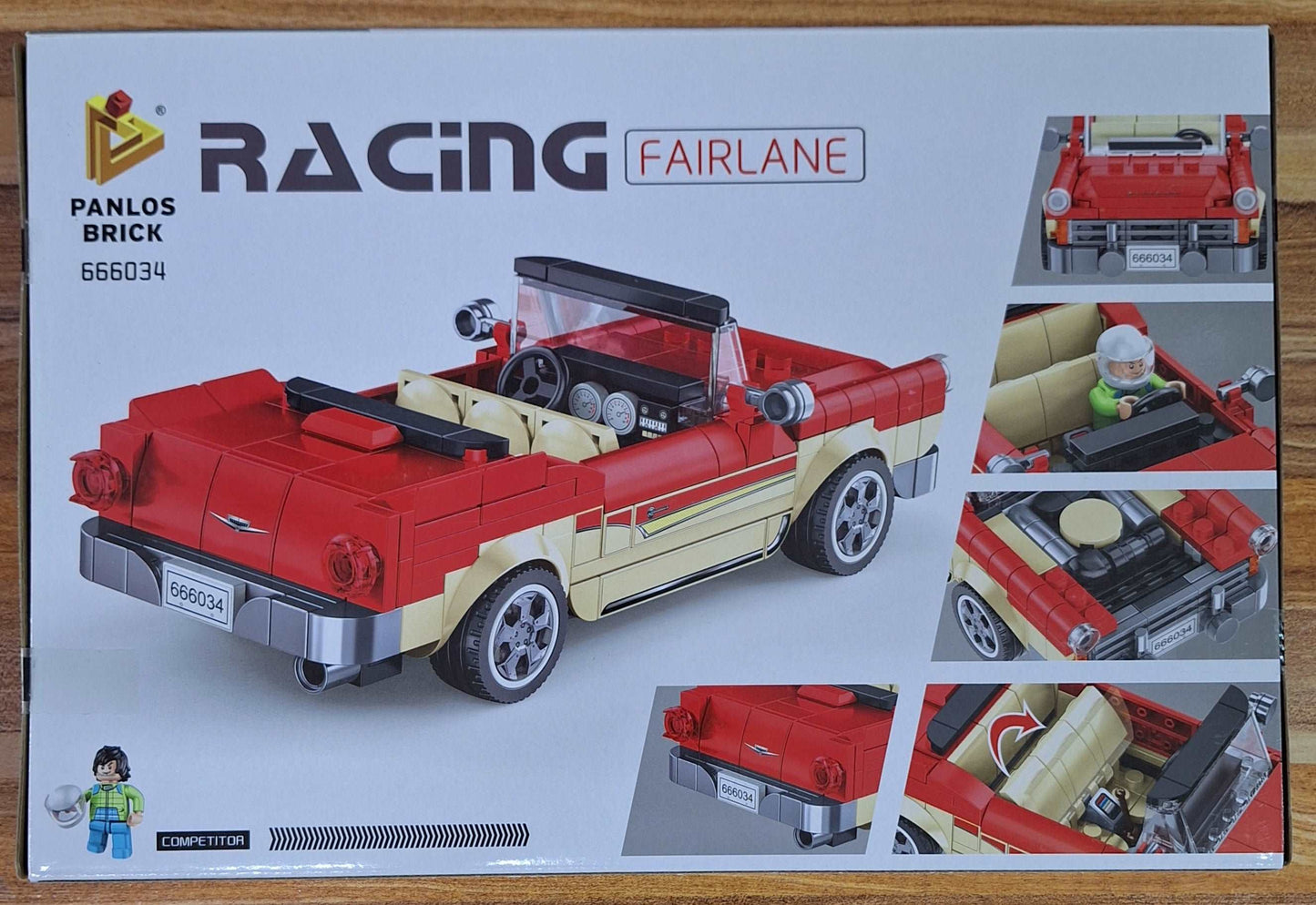 Panlos Bricks 370 pcs- DIY Ford Fairlane