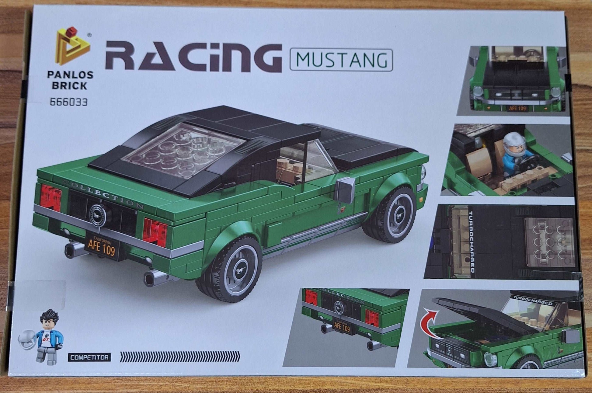 Panlos Bricks 366 pcs- DIY Ford Mustang