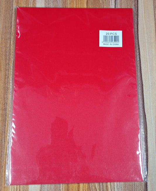 A4 Colour Paper with glittery undertones - 20pcs