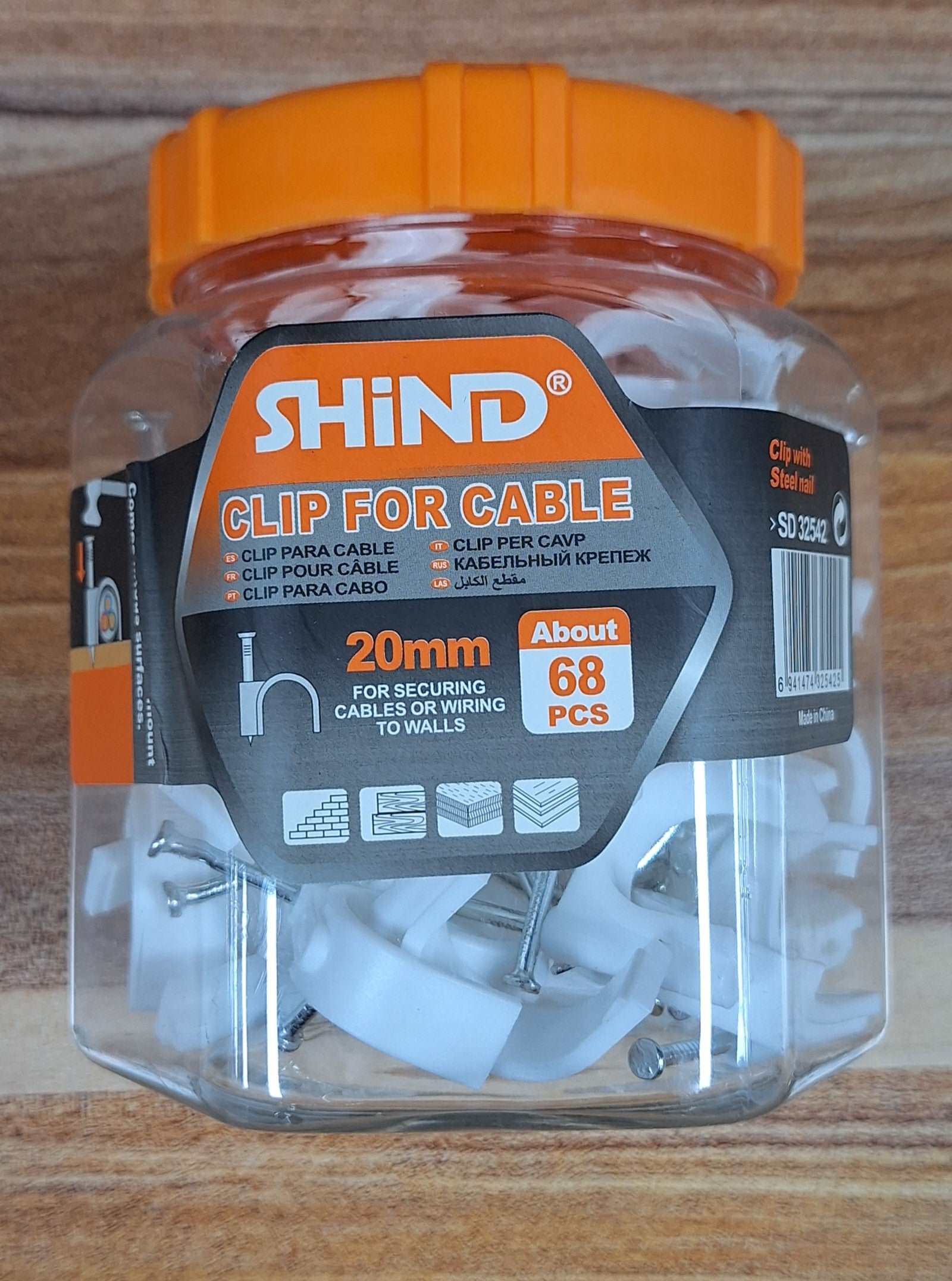 Shind Clips For Cable 20mm