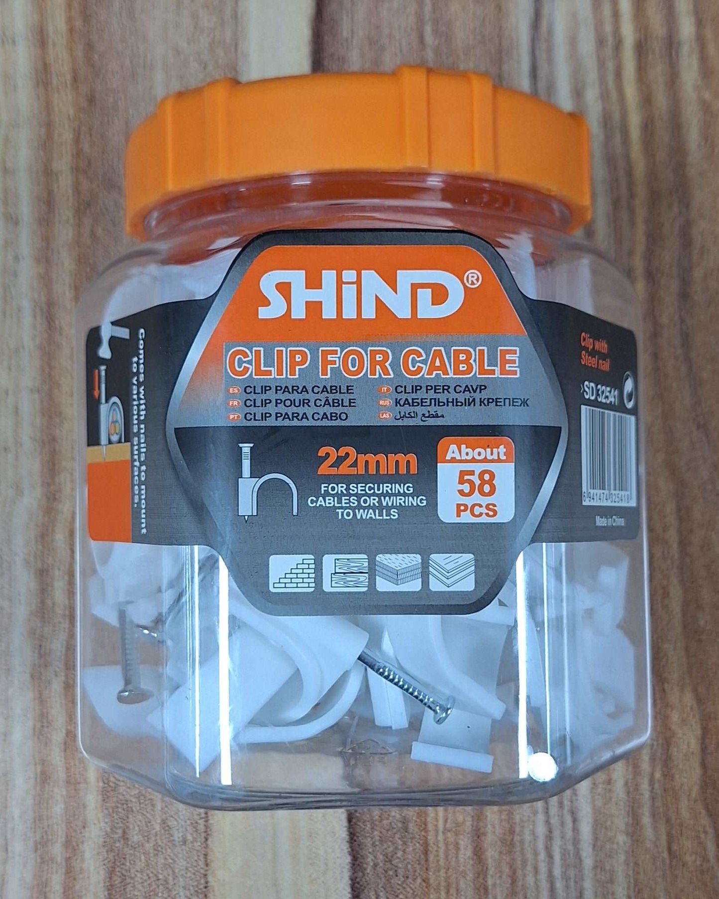 Shind Clips For Cable 22mm