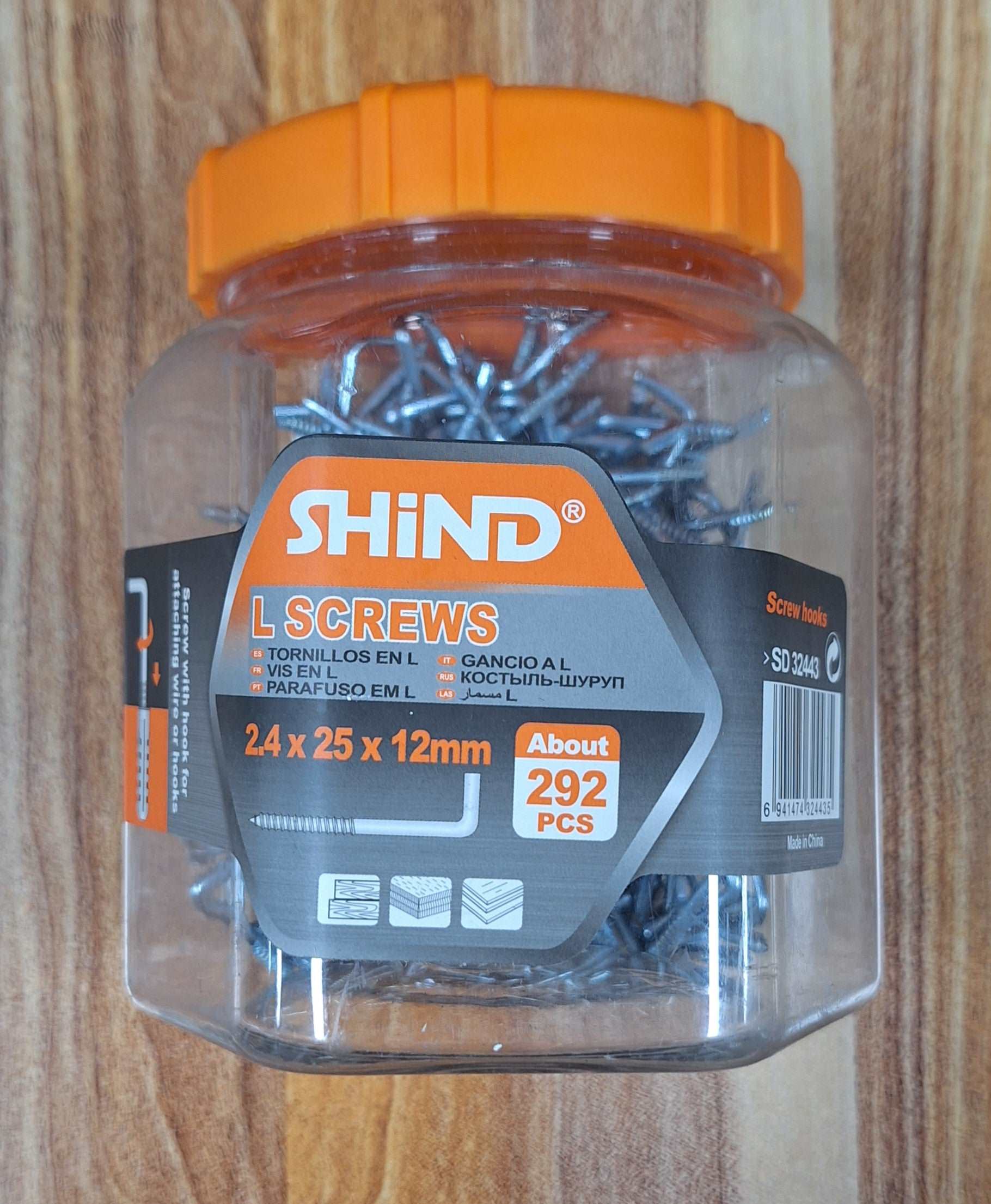 Shind L Screws (2.4x25x12mm)