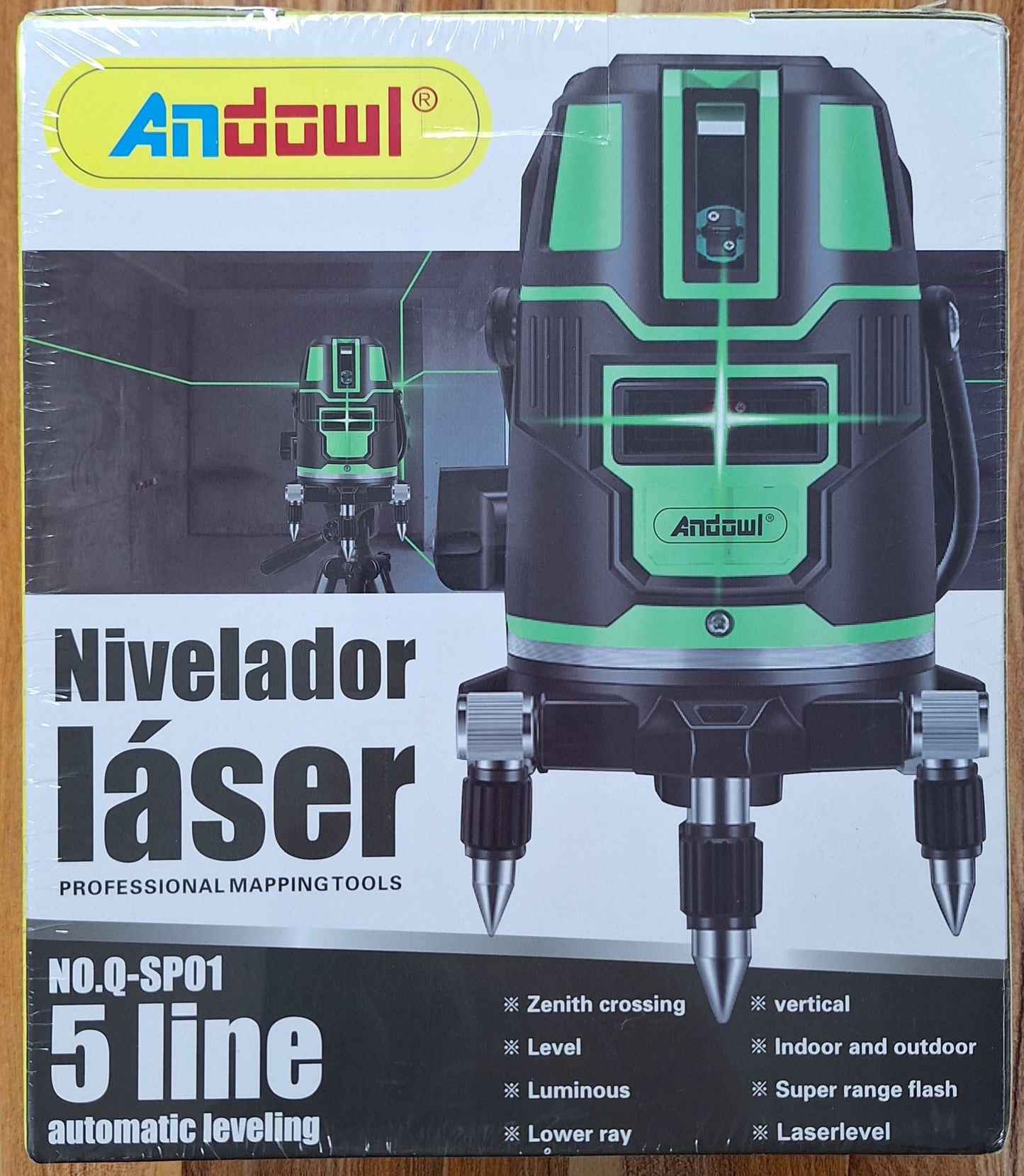 Andowl 5 Line Automatic Laser Level